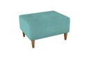 Ver imagem 1 de Puff Decorativo Piva Suede Azul Bebe