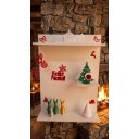 Ver imagem 1 de Kit Decoração Natal Prateleira Suspensa 90x60cm com +15 Enfeites em Impressao 3D