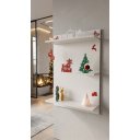 Ver imagem 2 de Kit Decoração Natal Prateleira Suspensa 90x60cm com +15 Enfeites em Impressao 3D