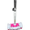 Patinete Infantil C/ 4 Rodas Led Abre e Fecha Ajustavel Brinquedo Crianças Rosa Meninas - 4