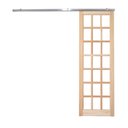 Ver imagem 1 de Porta de Correr Quadriculada Kit Alumínio