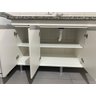 Balcão Gabinete sem Tampo para Pia de 180cm Donatelo Branco Fosco 100%mdf 15mm Rino Móveis - 4