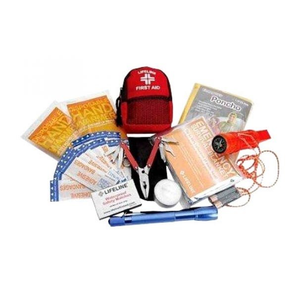 Kit sobrevivência esportes e acampamento nov4776 azul - 2