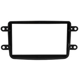 Moldura Painel 2 Din Dvd Duster e Oroch 2011 à 2017 Preto - 5