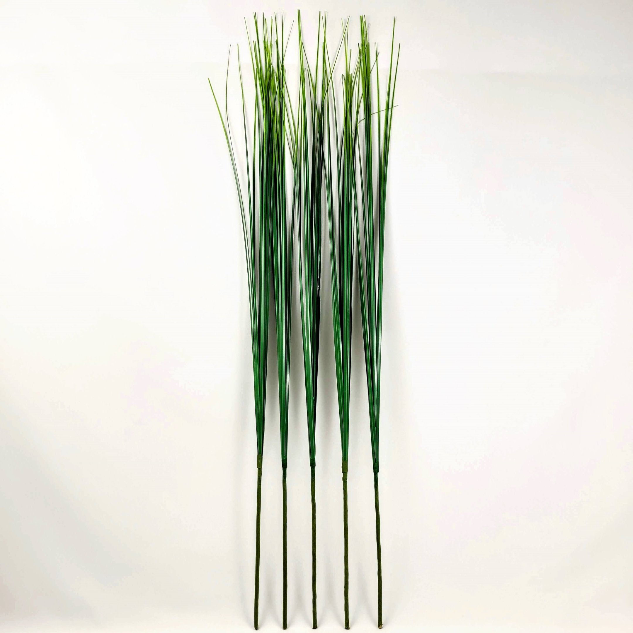 Capim Verde Folhagem 112X7cm Planta Artificial Kit 5pc