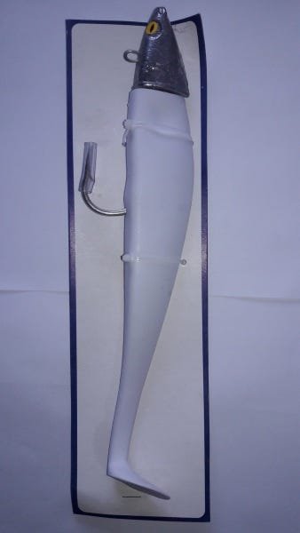 Isca Para Garoupa Shed Maximus Branco 32 Cm 380 Gramas 2 Un - 2