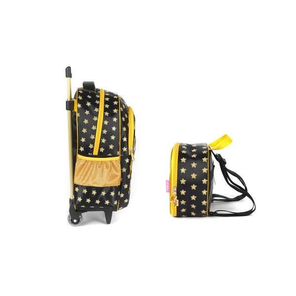 Mochila Lol Surprise Rodinha Lancheira Kit Material Escolar - 3