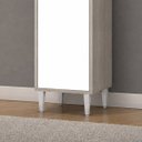 Ver imagem 2 de Balcão Multiuso Cozinha para Filtro de Água 1 Porta 40 cm Montado - Amadeirado Cinza/Branco