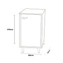 Ver mais imagens de Balcão Multiuso Cozinha para Filtro de Água 1 Porta 40 cm Montado - Amadeirado Cinza/Branco