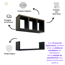 Ver mais imagens de Kit Nicho Banheiro Duas Peças - Preto