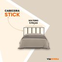 Ver imagem 6 de Cabeceira Modulada Estofada Adesiva Decorativa Solteiro 100cm - Preto