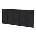 Ver imagem 2 de Cabeceira Modulada Estofada Adesiva Decorativa Solteiro 100cm - Preto