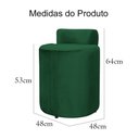 Ver imagem 4 de Puff Athenas Sapata Plástica Veludo Cores - DS Estofados - Verde