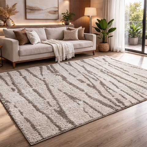 Tapete Sala Paris Pérola Art 610 Antiderrapante:2,00x2,50