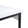 Mesa de Escritório Office Estilo Industrial Branco com pés Preto - 5