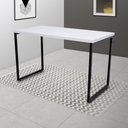 Ver imagem 6 de Mesa de Escritório Office Estilo Industrial Branco com pés Preto