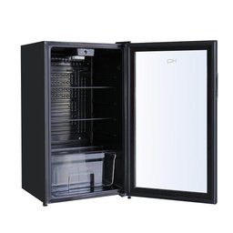 Frigobar Expositor Vertical Hq Vidro Duplo 95 Litros Preto Hq-95fbpv 127v - 4