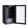 Frigobar Expositor Vertical Hq Vidro Duplo 95 Litros Preto Hq-95fbpv 127v - 4
