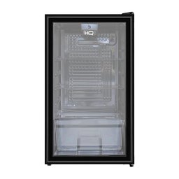 Frigobar Expositor Vertical Hq Vidro Duplo 95 Litros Preto Hq-95fbpv 127v - 1