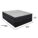 Ver imagem 5 de Cama Box Baú Preto Viúvo Extra Firme Airtech D45 Ortobom