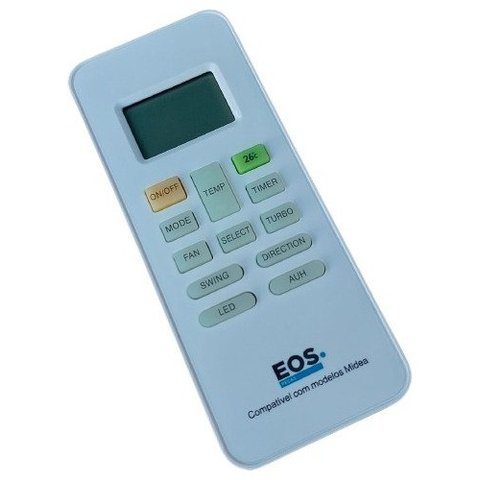 Controle Remoto Universal Eos P/ Ar Condicionado Split Midea