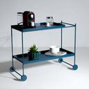 Ver imagem 2 de Carrinho Bar de Metal Alcoba Azul 90 cm
