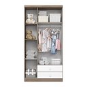 Ver imagem 5 de Guarda Roupa Quarto Infantil 91cm 3 Portas 2 Gavetas Teddy H02 - D'Rossi