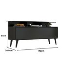 Ver imagem 5 de Rack para Tv até 50" Macaé com Pes Retro