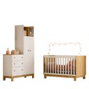 Ver imagem 1 de Conjunto Quarto Guarda Roupa 4970 e Berço Encanto Slim