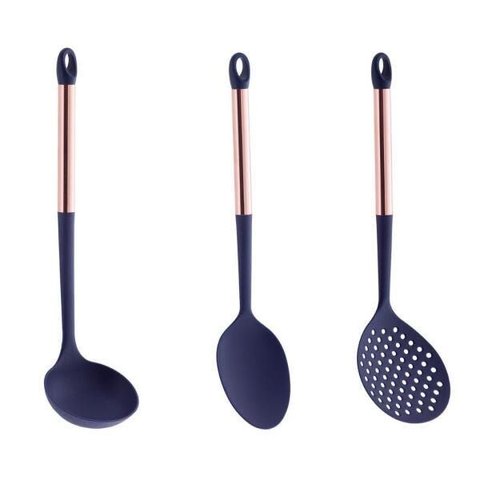 Kit Utensílios de Cozinha Paramount Cabo Inox Rose Gold