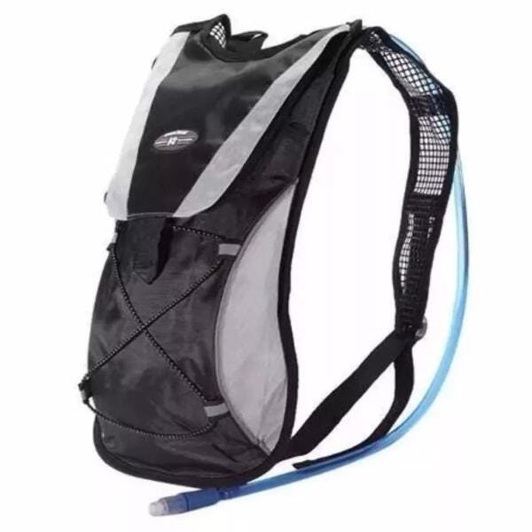 Mochila Bolsa Hidratação Térmica 2 Litros Com Refil Preto - 1