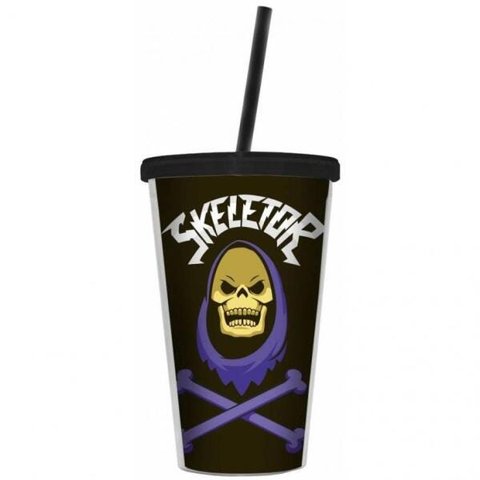 COPO CANUDO SKELETOR PRETO