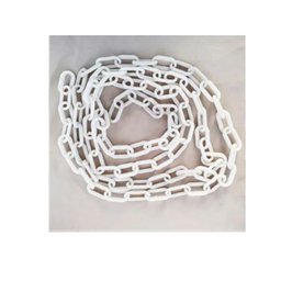 Corrente Plástica 50 Metros Branca para Sinalização Isolamento E/ou Calhas - 4