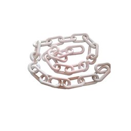 Corrente Plástica 50 Metros Branca para Sinalização Isolamento E/ou Calhas - 1