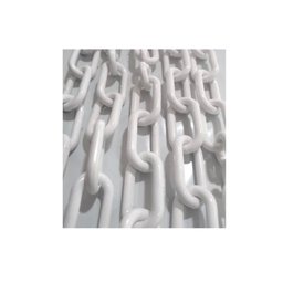 Corrente Plástica 50 Metros Branca para Sinalização Isolamento E/ou Calhas - 2