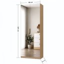 Ver imagem 4 de Sapateira Sublime 2 Portas com Espelho 100% Mdf Olmo Italiano - Mambel