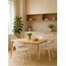 Kit com 4 Cadeira Marcela Montreal Jantar 140pp Cor:branco - 1