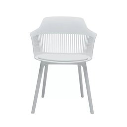Kit com 4 Cadeira Marcela Montreal Jantar 140pp Cor:branco - 4