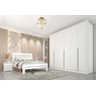 Guarda Roupa Casal 100% Mdf 6 Portas 6 Gavetas Fortuna Tcil Tcil Móveis Guarda Roupa Casal Fortuna 1 - 18