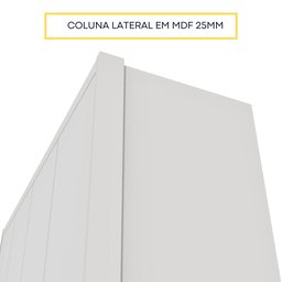 Guarda Roupa Casal 100% Mdf 6 Portas 6 Gavetas Fortuna Tcil Tcil Móveis Guarda Roupa Casal Fortuna 1 - 6