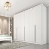 Guarda Roupa Casal 100% Mdf 6 Portas 6 Gavetas Fortuna Tcil Tcil Móveis Guarda Roupa Casal Fortuna 1 - 1
