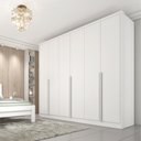 Ver imagem 1 de Guarda Roupa Casal 100% Mdf 6 Portas 6 Gavetas Fortuna Tcil Tcil Móveis Guarda Roupa Casal Fortuna 1