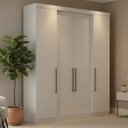 Ver imagem 1 de Guarda-Roupa Casal 4 Portas e 4 Gavetas Berlim