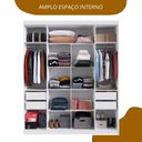 Ver imagem 6 de Guarda-Roupa Casal 4 Portas e 4 Gavetas Berlim