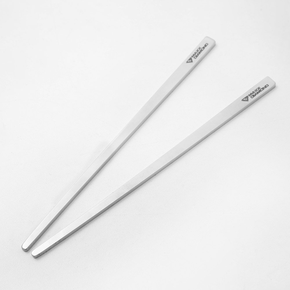 Par de Hashi em Aço Inox - Premium Full - Comida Japonesa