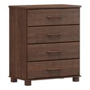 Ver imagem 3 de Cômoda 4 Gavetas Linha Ouro Madeira Maciça 2250wn Café Finestra