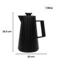 Ver imagem 7 de Garrafa Termica Plisse 1l Preta Plástico Wolff