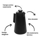 Ver imagem 5 de Garrafa Termica Plisse 1l Preta Plástico Wolff