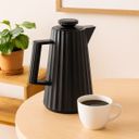 Ver imagem 2 de Garrafa Termica Plisse 1l Preta Plástico Wolff