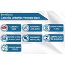Ver imagem 3 de Cama Box Baú Solteiro: Colchão Molas Bonnel Orthoflex Venezia Black + Base Crc Courano Black (